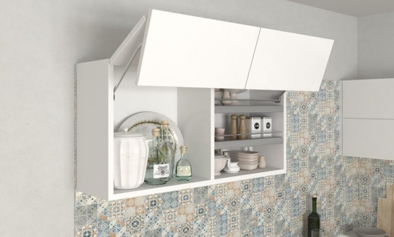 blue-and-white-modular-kitchen-design by sk interiors modular kitchen cabinets